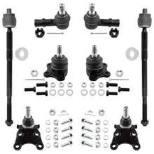 BOXI 8pcs Front Tie Rod Ends + Ball Joints Fit for Honda Passport 1998-2002
