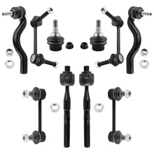 BOXI 10pcs Front & Rear Ball Joint + Sway Bar + Tie Rod End Kit Fit for Dodge Durango 2011-2015
