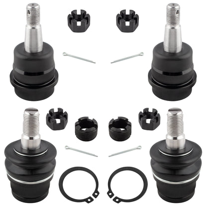 BOXI 4pcs Front Upper Lower Ball Joints Fit for Jeep Grand Cherokee 1993-1998