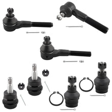 BOXI 7pcs Front Tie Rod End + Ball Joint Kit Fit for Jeep Cherokee 1991-2001