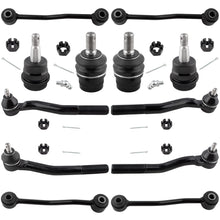 BOXI 12PC Front Outer Tie Rods Front & Rear Sway Bars Upper Lower Ball Joints, fit 1999 2000 2001