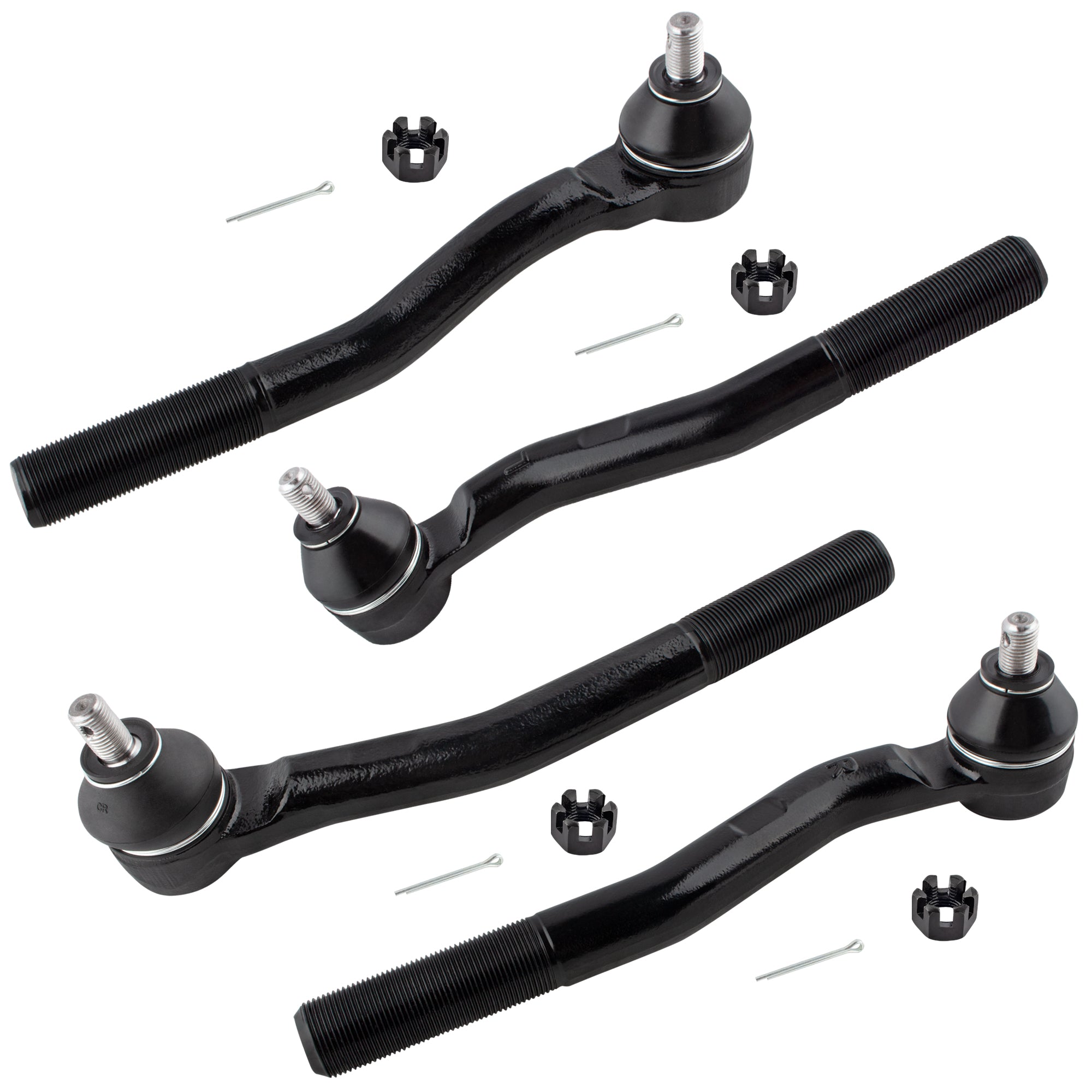 BOXI 4pcs Front Inner Outer Tie Rod Ends Kit Fit for Jeep Grand Cherokee 1999 2000 2001 2002 2003
