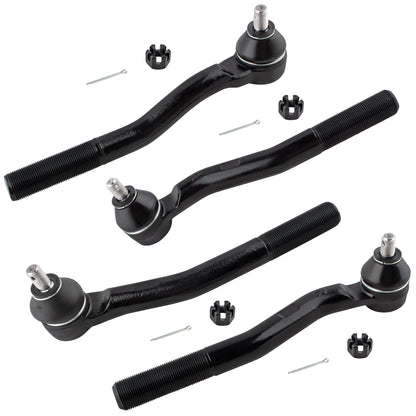 BOXI 4pcs Front Inner Outer Tie Rod Ends Kit Fit for Jeep Grand Cherokee 1999 2000 2001 2002 2003