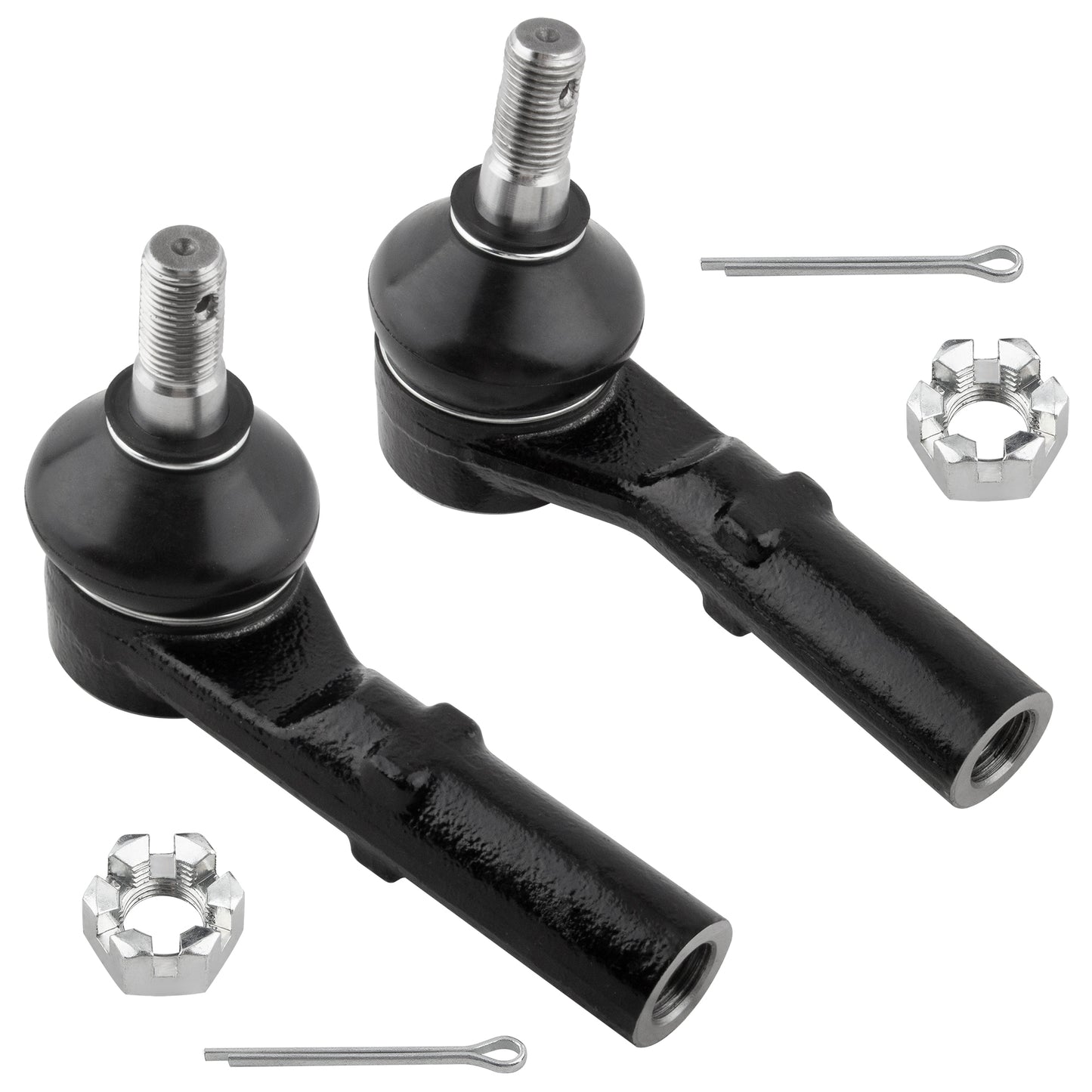 BOXI 4pcs Front Lower Ball Joints Outer Tie Rod Ends Fit for Jeep Commander 2006-2010 — product photo 3