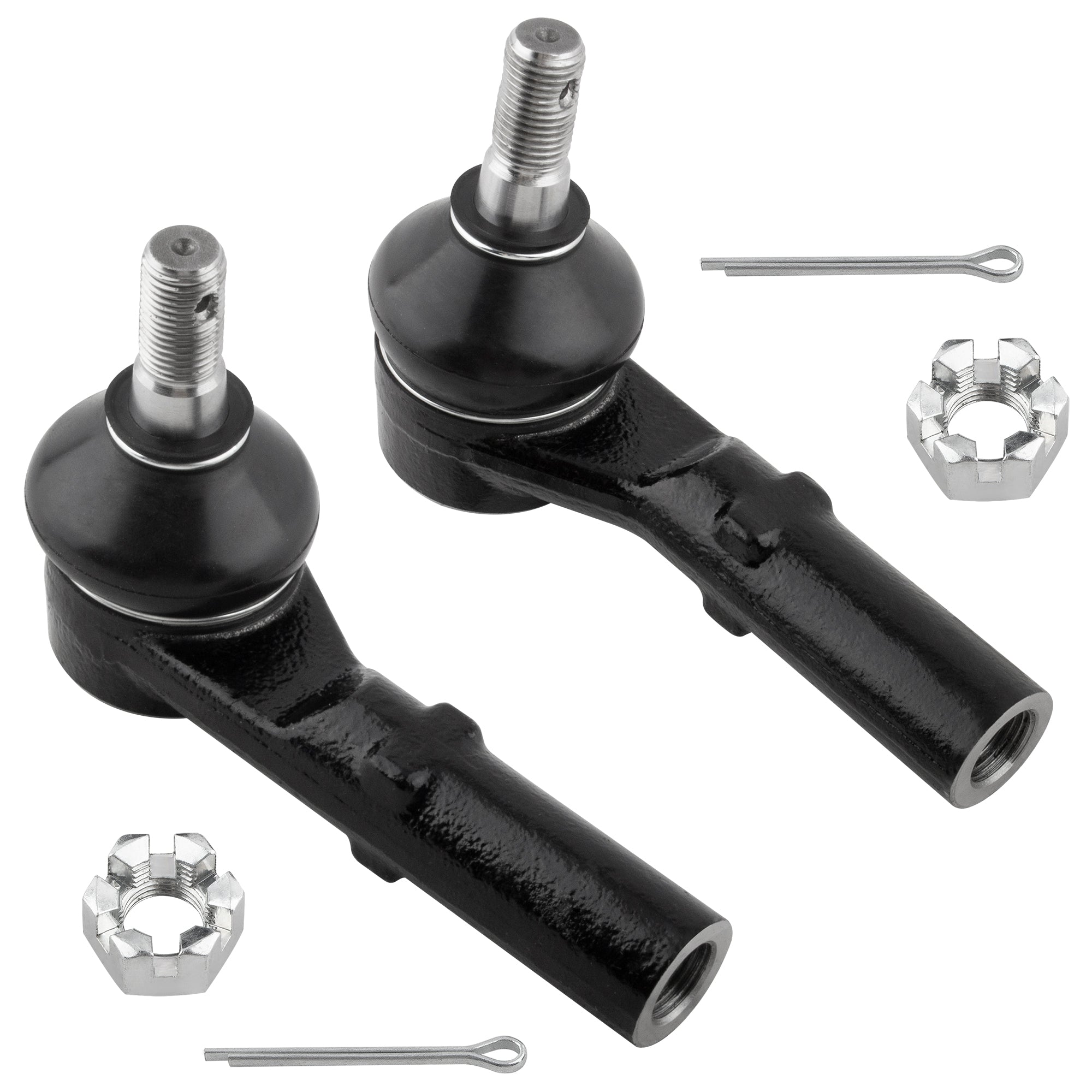 BOXI 2pcs Front Outer Tie Rod End Links Fit for Jeep Commander 2006-2010