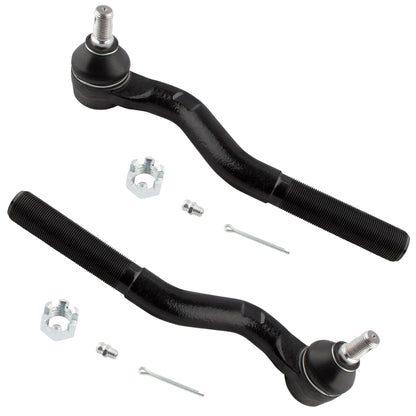 BOXI 2pcs Front Outer Tie Rod End Links Fit for Jeep Wrangler 2007-2017