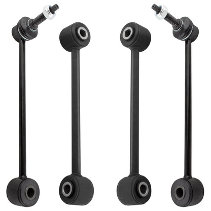 BOXI (Set of 4) Front & Rear Stabilizer Sway Bars Fit for Jeep Commander 2006 2007 2008 2009 2010