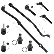 BOXI 9pc Front Upper Lower Ball Joints Tie Rods Drag Links Fit for Jeep Cherokee 1991-2001