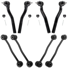 BOXI 8pc Front Inner Outer Tie rods Sway Bar Links Fit for Jeep Grand Cherokee 1999 2000 2001 2002