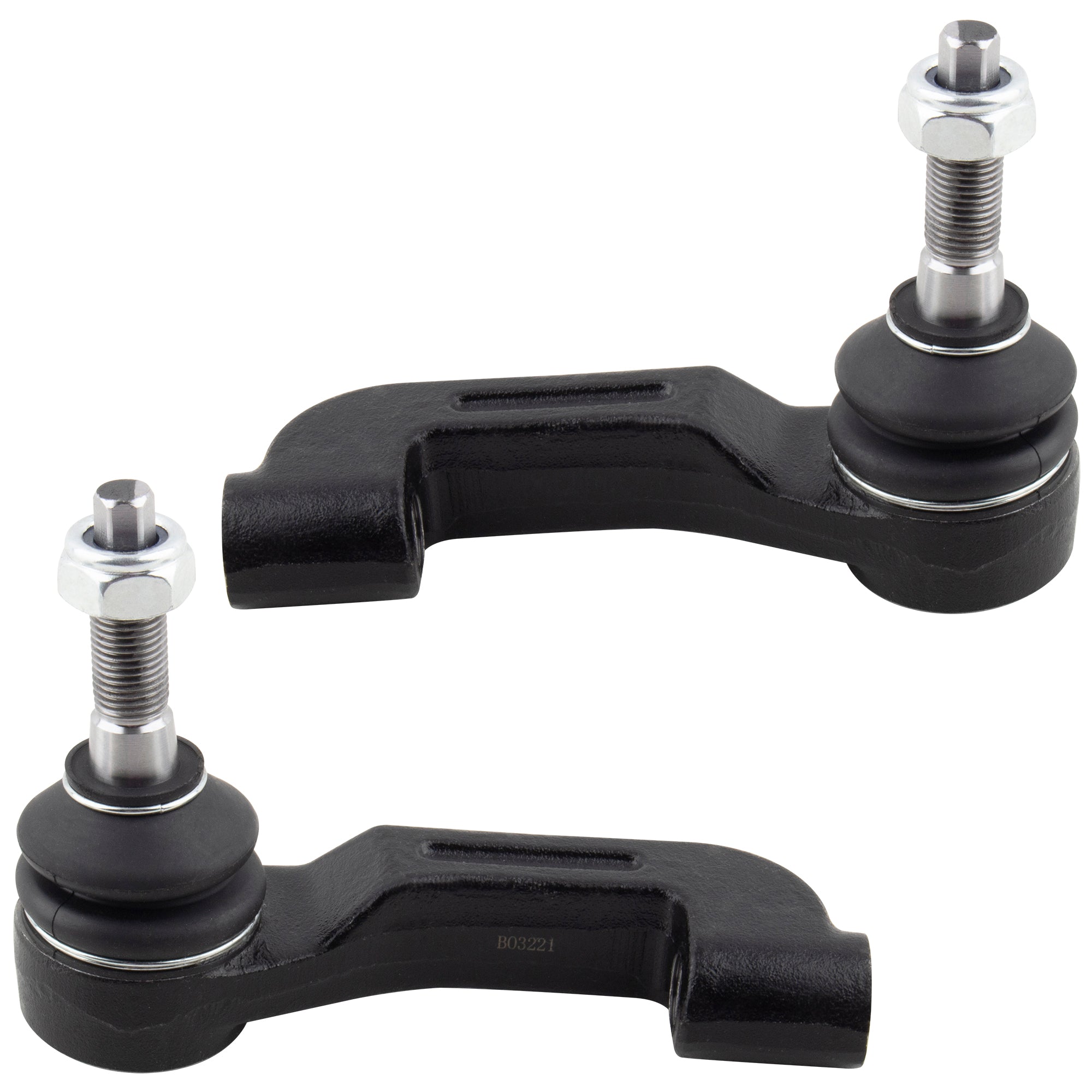 BOXI (Set of 2) Front Outer Tie Rod Ends Suspension Kit Fits for Dodge Nitro 2007 2008 2009 2010