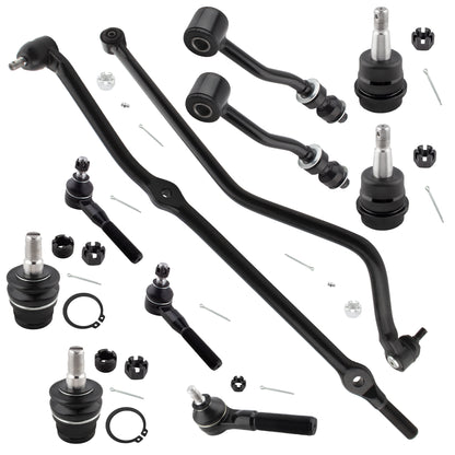 BOXI 11pc Complete Front Suspension Kit Fits for Jeep Cherokee 1991-2001