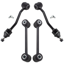 BOXI 4pc Front & Rear Driver & Passenger Side Stabilizer Sway Bar Link Kit Fits for Jeep TJ