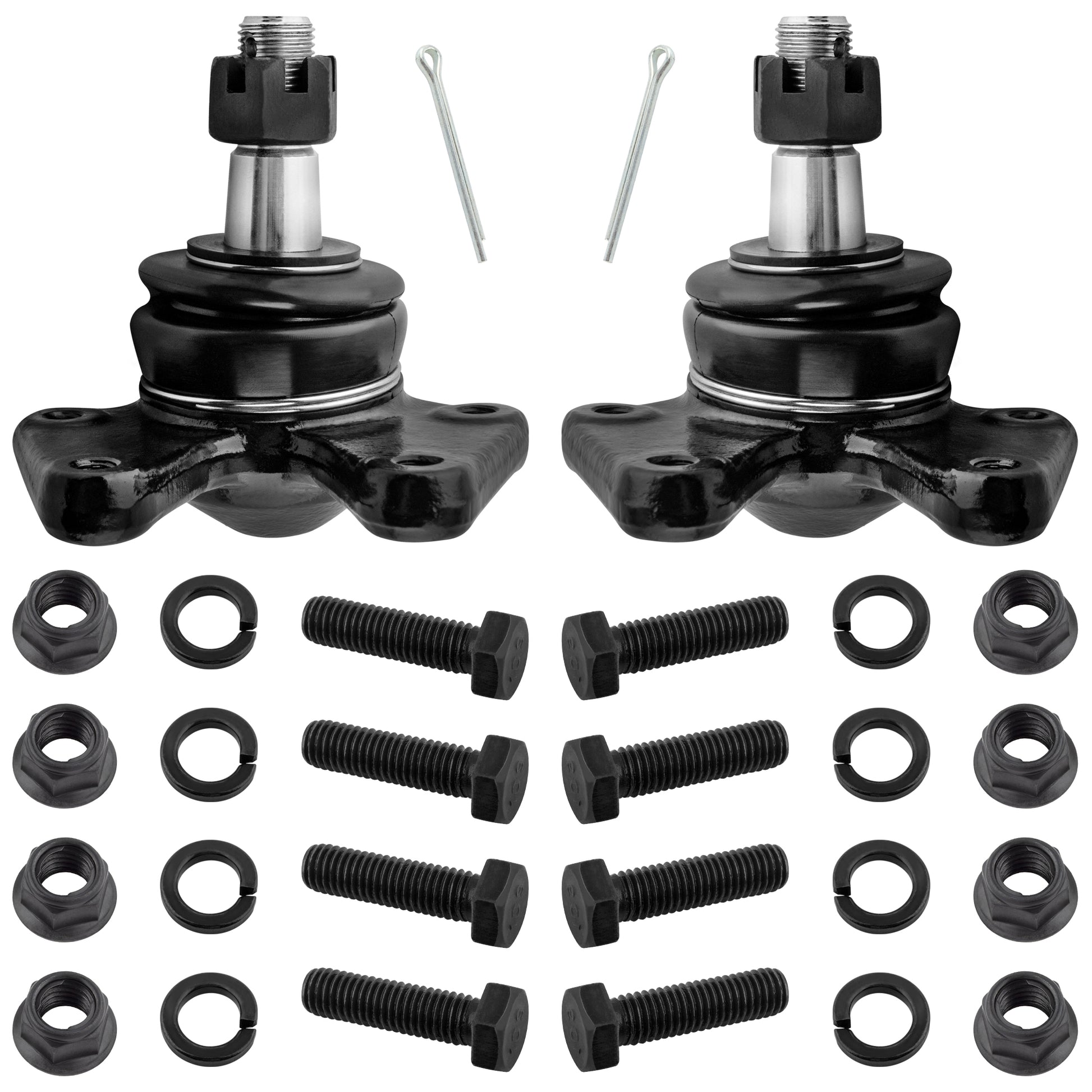 BOXI (Set of 9) Front Inner & Outer Tie Rods + Lower Ball Joints + Sway Bars + Idler Arm Fit — product photo 4