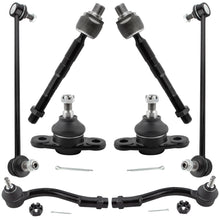 BOXI 8pcs Front Inner Outer Tie Rod Front Sway Bar Lower Ball Joints Fit for Kia Rio