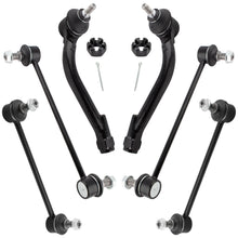 BOXI 6pcs Front Rear Sway Bar Links + Outer Tie Rods Fit for Kia Magentis 2007-2010