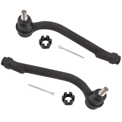 BOXI 2pcs Front Outer Tie Rod Ends Fit for Hyundai Santa Fe 2007-2012