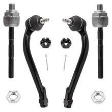 BOXI 4pcs Front Inner Outer Tie Rod Ends Fit for Hyundai Elantra 2007-2012