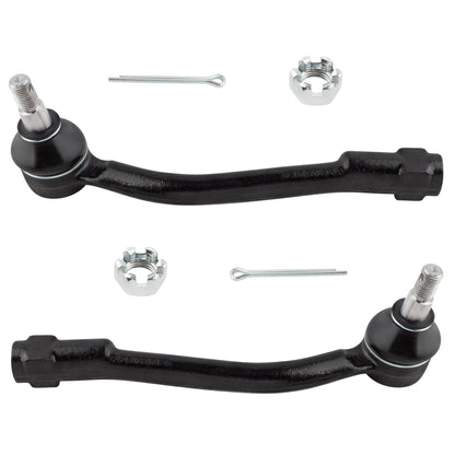 BOXI 2pcs Front Outer Tie Rod End Links Fit for Hyundai Entourage 2007-2009