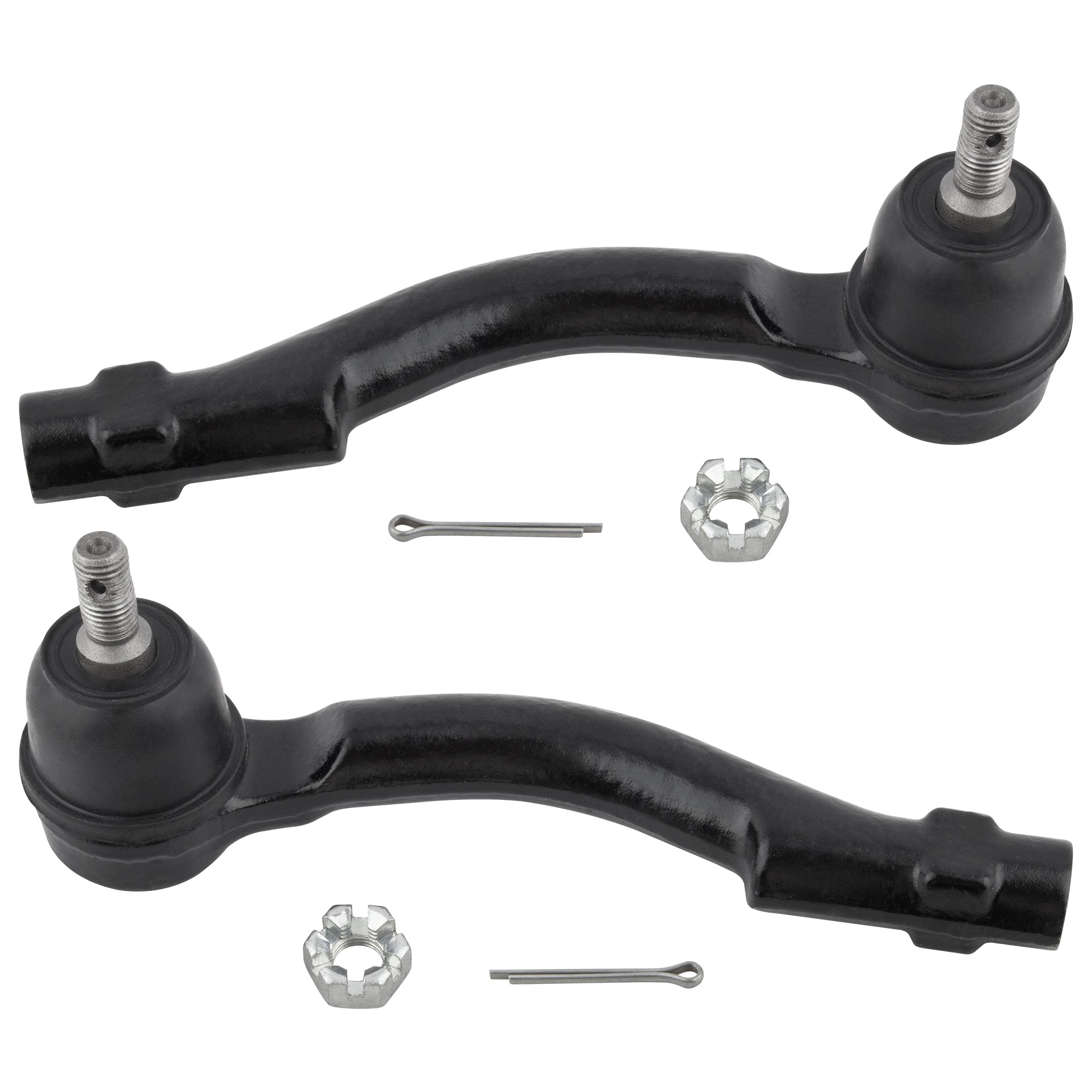 BOXI 2pcs Front Outer Tie Rod Ends Fit for Kia Sportage 2005-2010