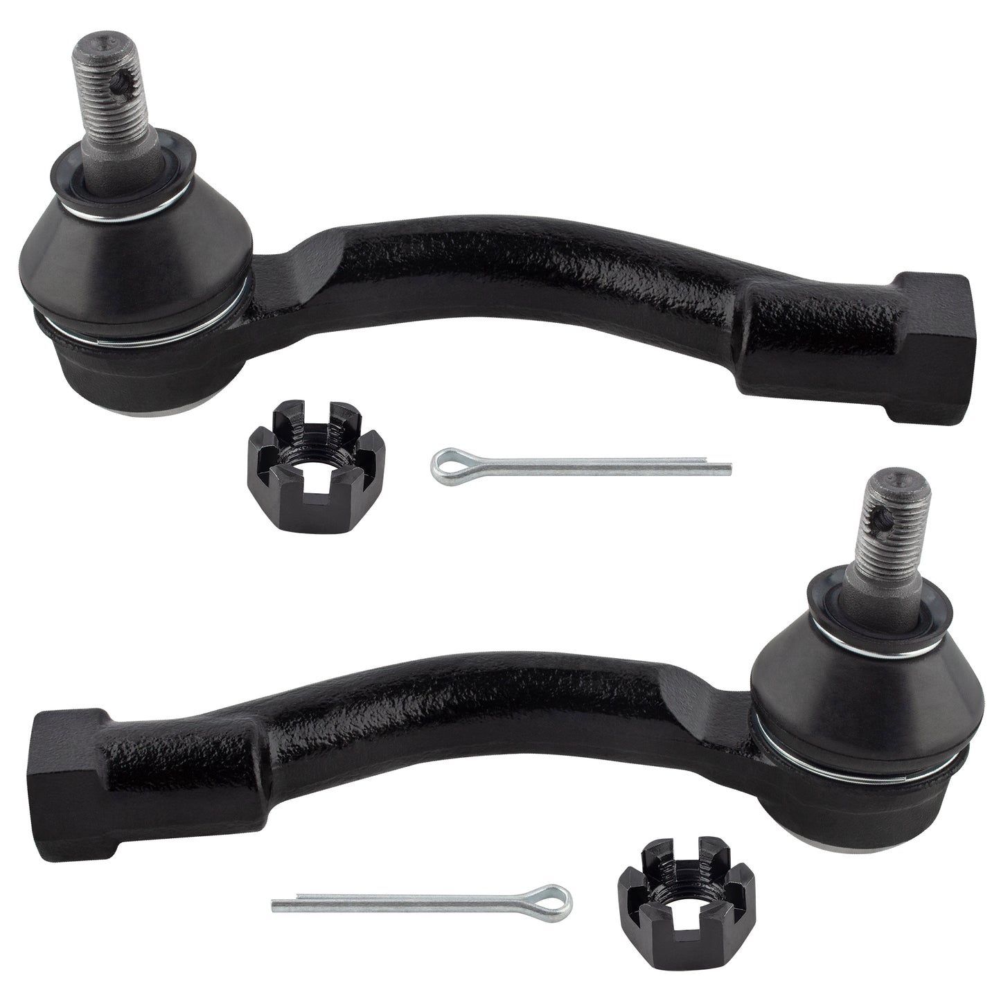BOXI (Set of 4) 2x Front Inner Tie Rod Ends + 2x Front Outer Tie Rod Ends Kit Fit for Kia Sorento — product photo 2