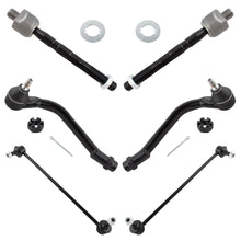 BOXI 6pcs Front Sway Bars + Inner & Outer Tie Rod Ends For Hyundai Sonata