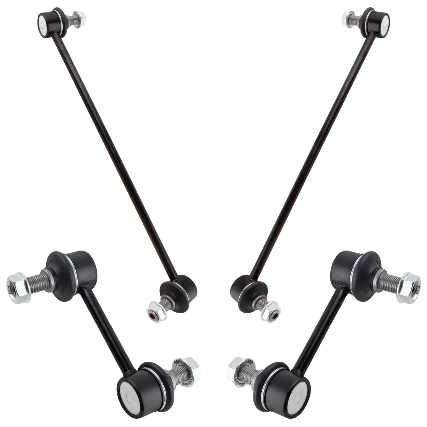 BOXI 4pcs Front and Rear Stabilizer Sway Bar Links Fit for Hyundai Santa Fe 2007-2012