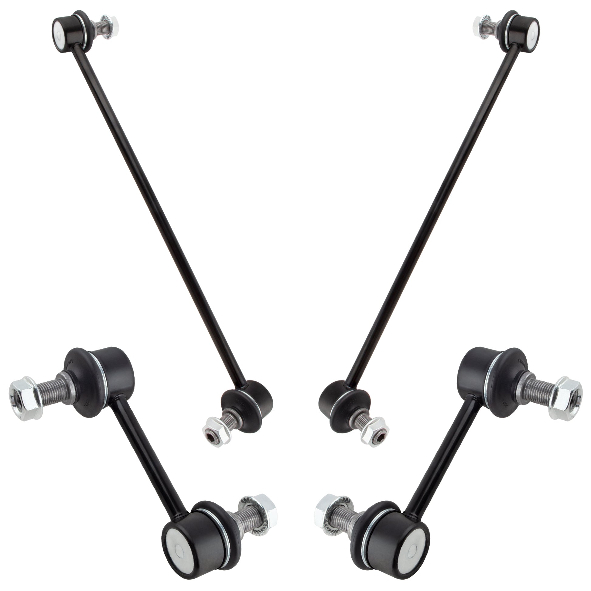 BOXI 4pcs Front and Rear Stabilizer Sway Bar Links Fit for Hyundai Santa Fe 2007-2012