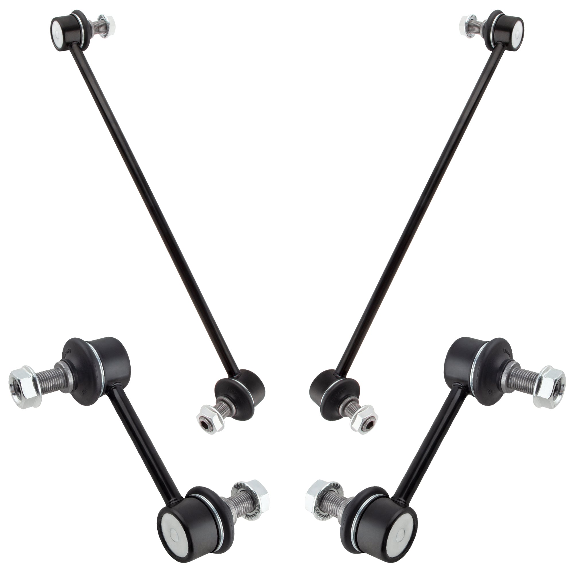 BOXI 4pcs Front and Rear Stabilizer Sway Bar Links Fit for Hyundai Santa Fe 2007-2012