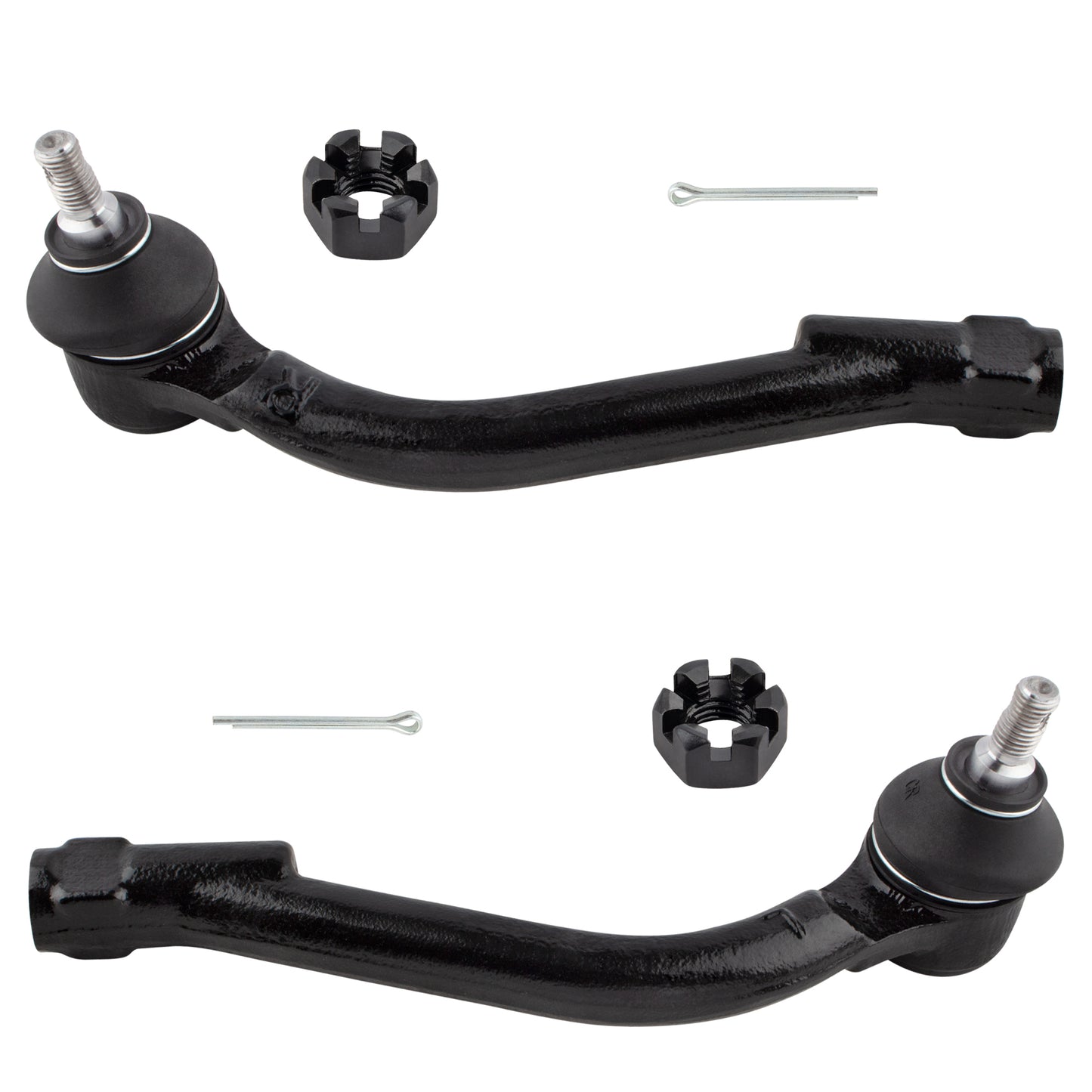BOXI 2pcs Front Outer Tie Rod Ends Fit for Kia Optima 2006