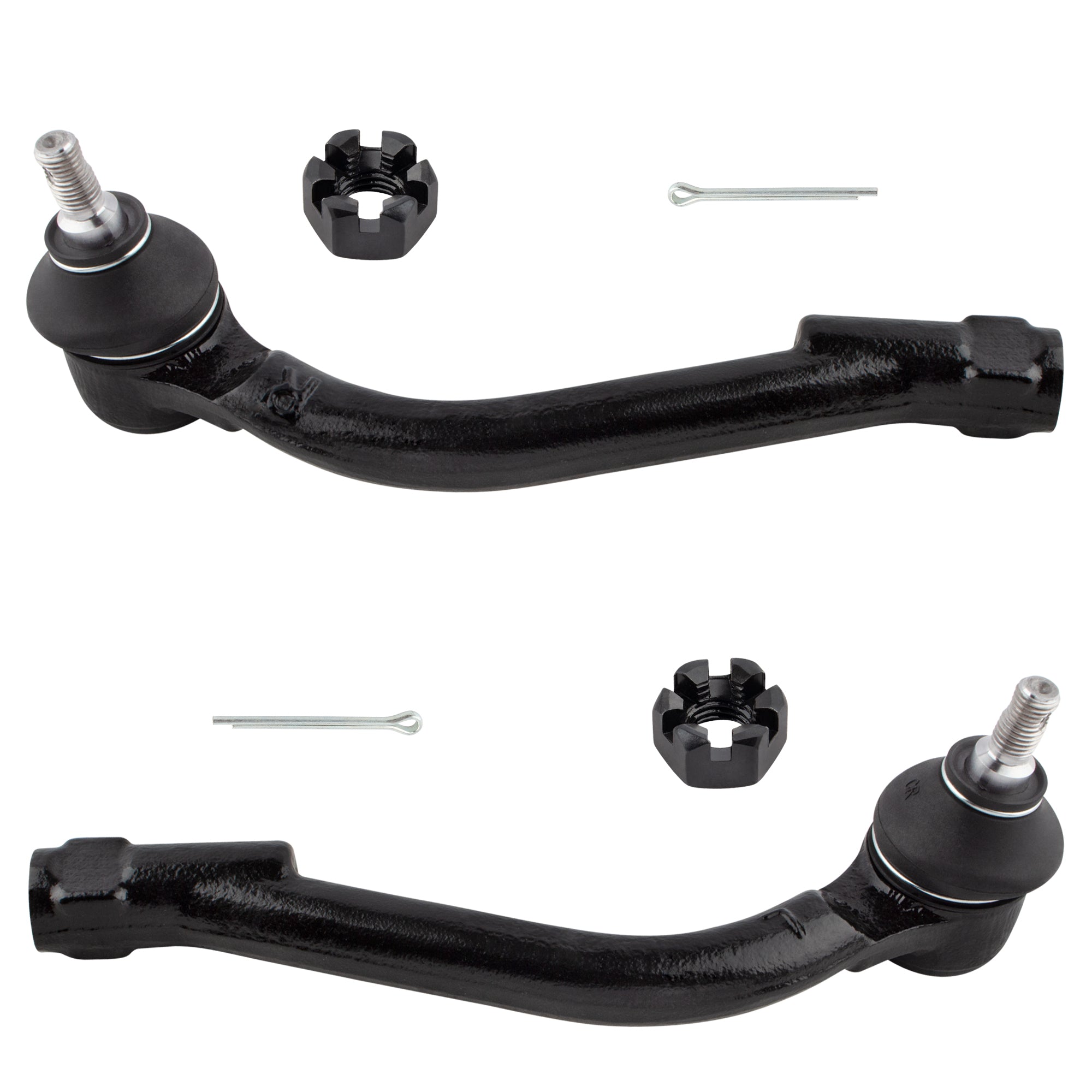 BOXI 2pcs Front Outer Tie Rod Ends Fit for Kia Optima 2006
