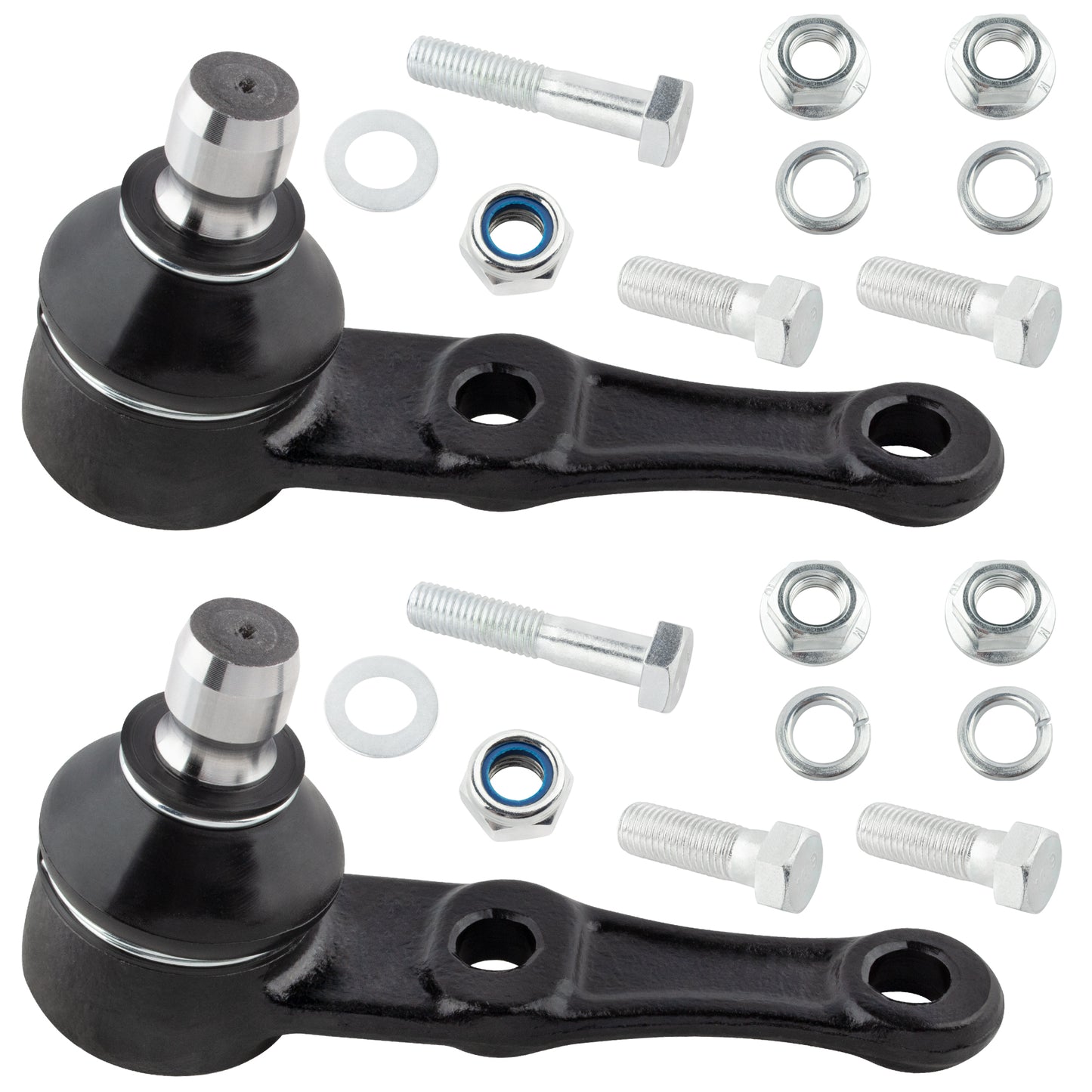 BOXI (Set of 6) Front Lower Ball Joints + Outer Tie Rod End Links + Stabilizer Sway Bar Links — product photo 3