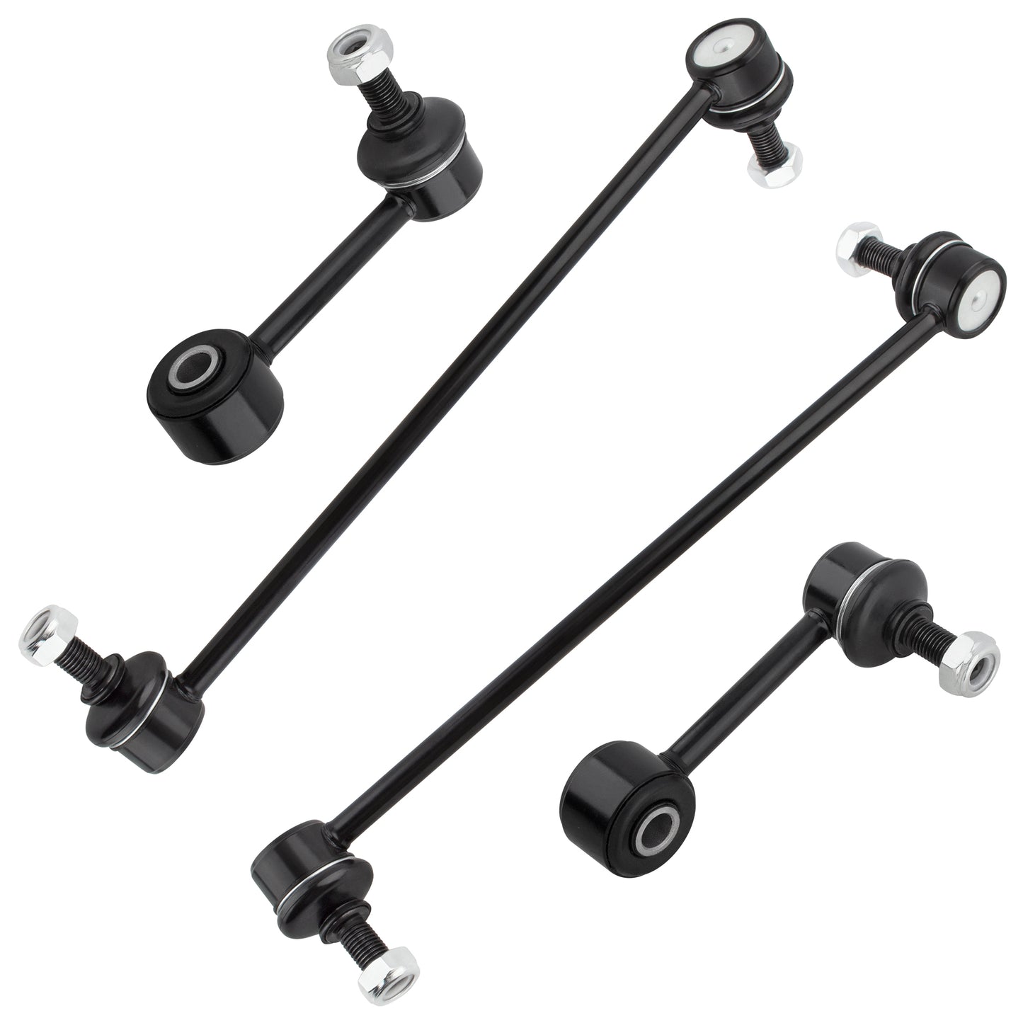 BOXI 4pc Rear Sway Bar End Links and Front Stabilizer Bar Link Kit K90363 K90371 K90372 Suspension