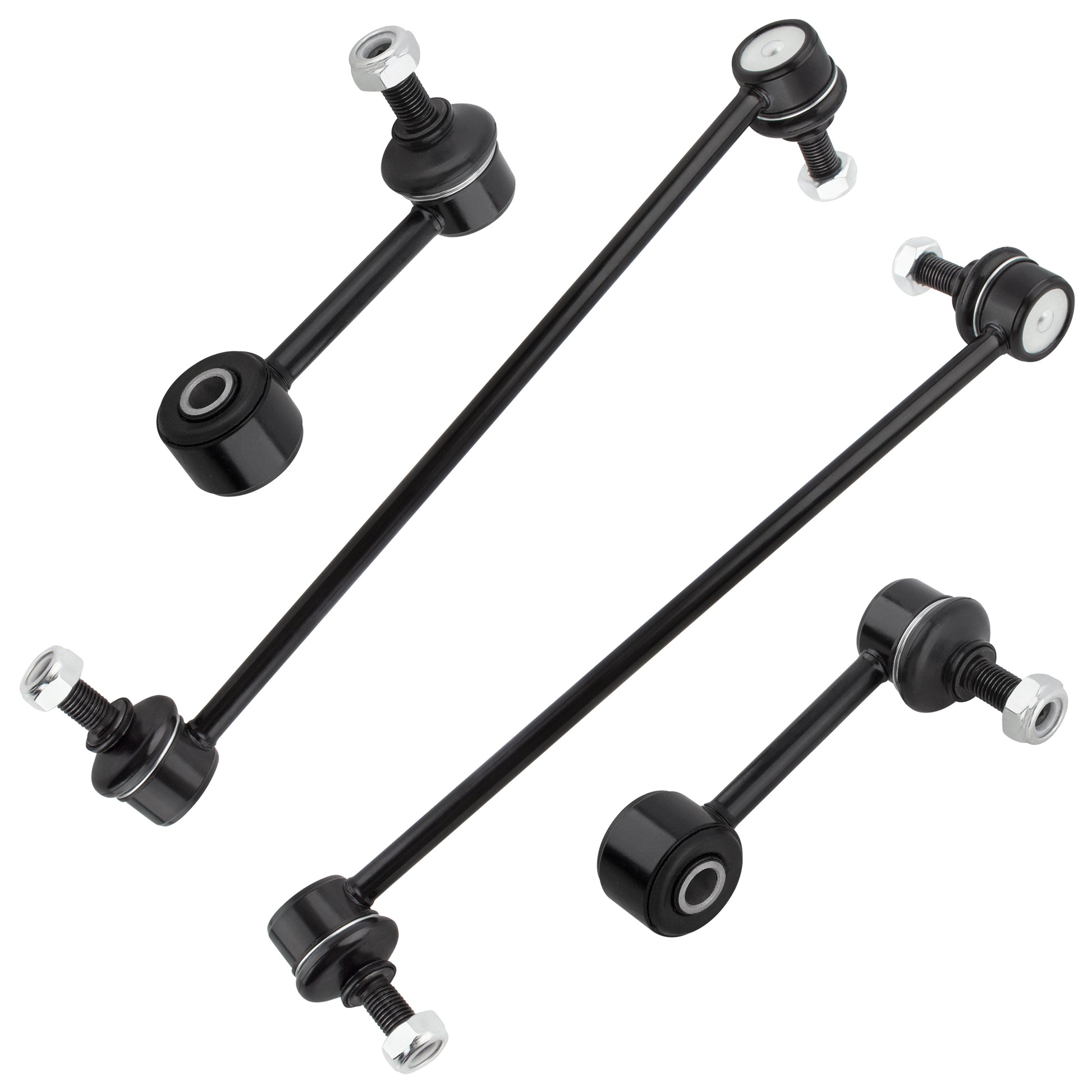 BOXI 4pc Rear Sway Bar End Links and Front Stabilizer Bar Link Kit K90363 K90371 K90372 Suspension