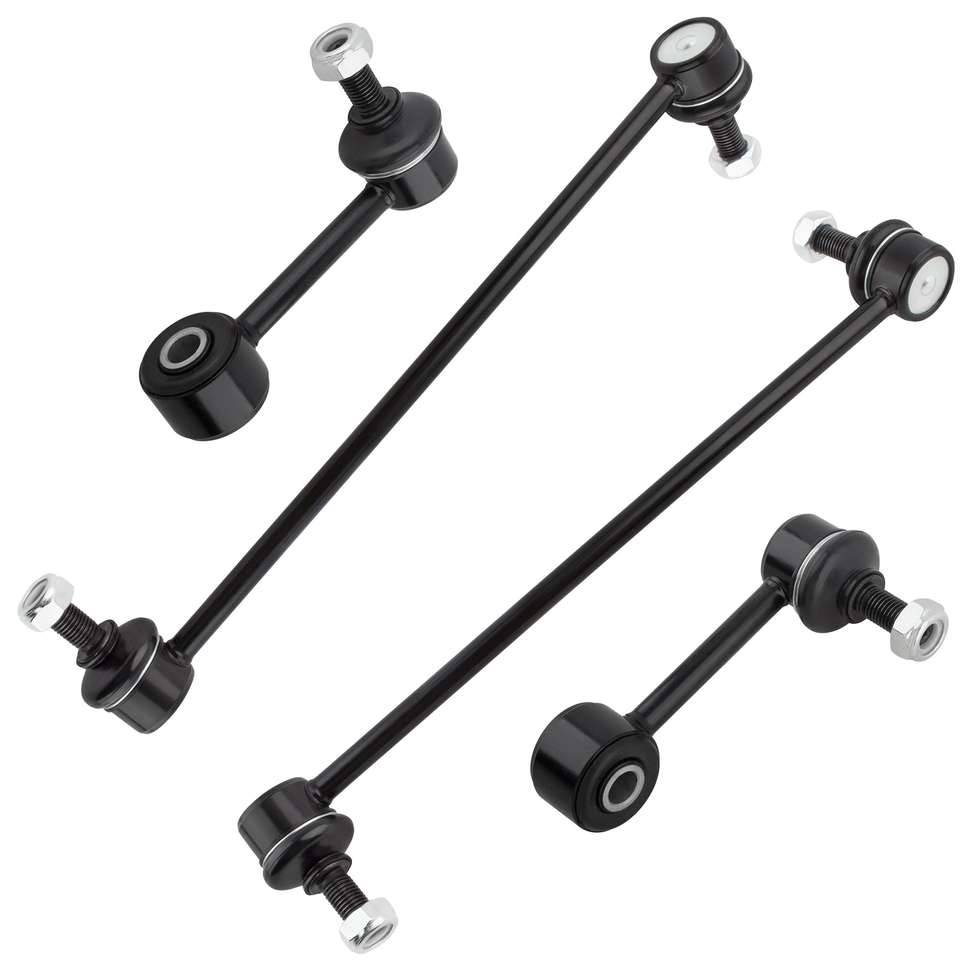 BOXI 4pc Rear Sway Bar End Links and Front Stabilizer Bar Link Kit K90363 K90371 K90372 Suspension