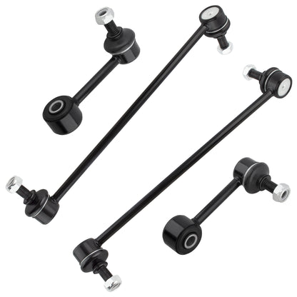 BOXI 4pc Rear Sway Bar End Links and Front Stabilizer Bar Link Kit K90363 K90371 K90372 Suspension