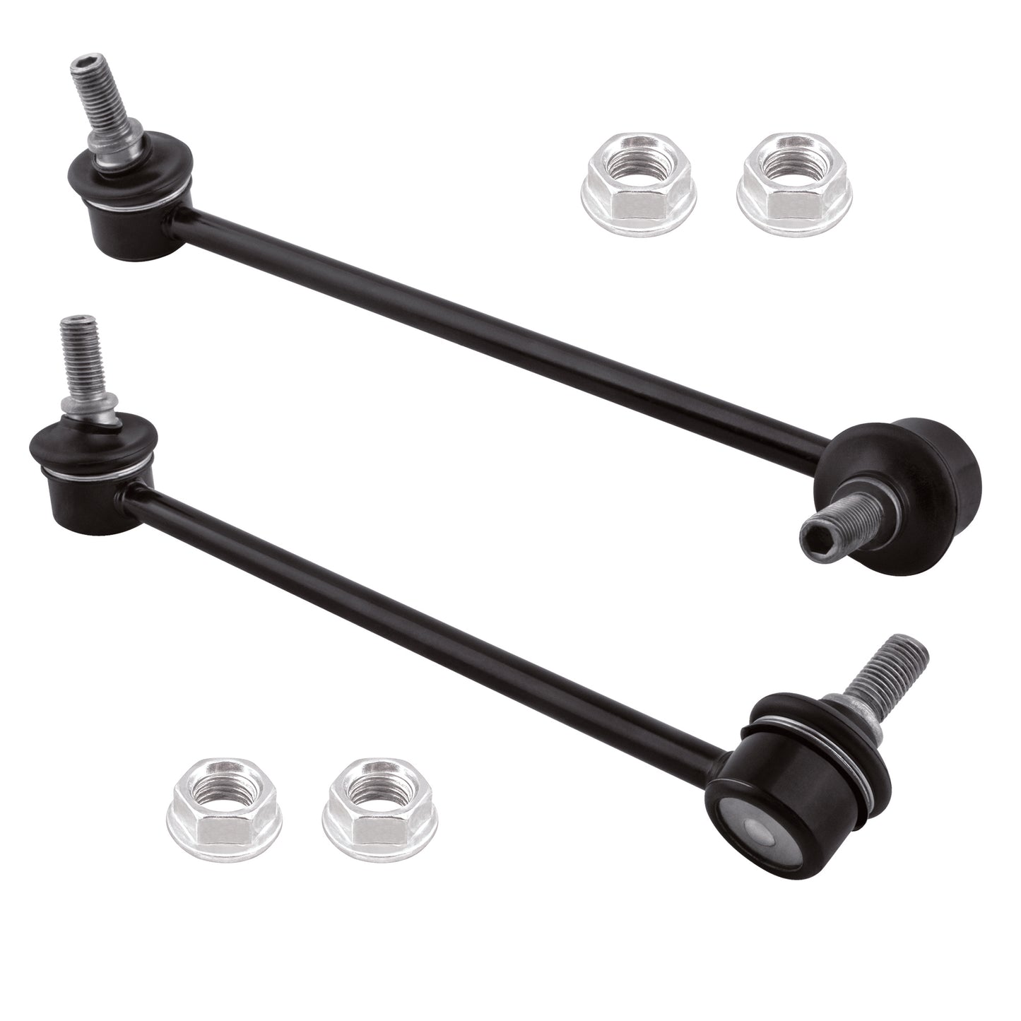 BOXI - Pair Front Sway Bars for Kia Rio 2003 2004 2005 2 Stabilizer Sway Bar End Links Replacement