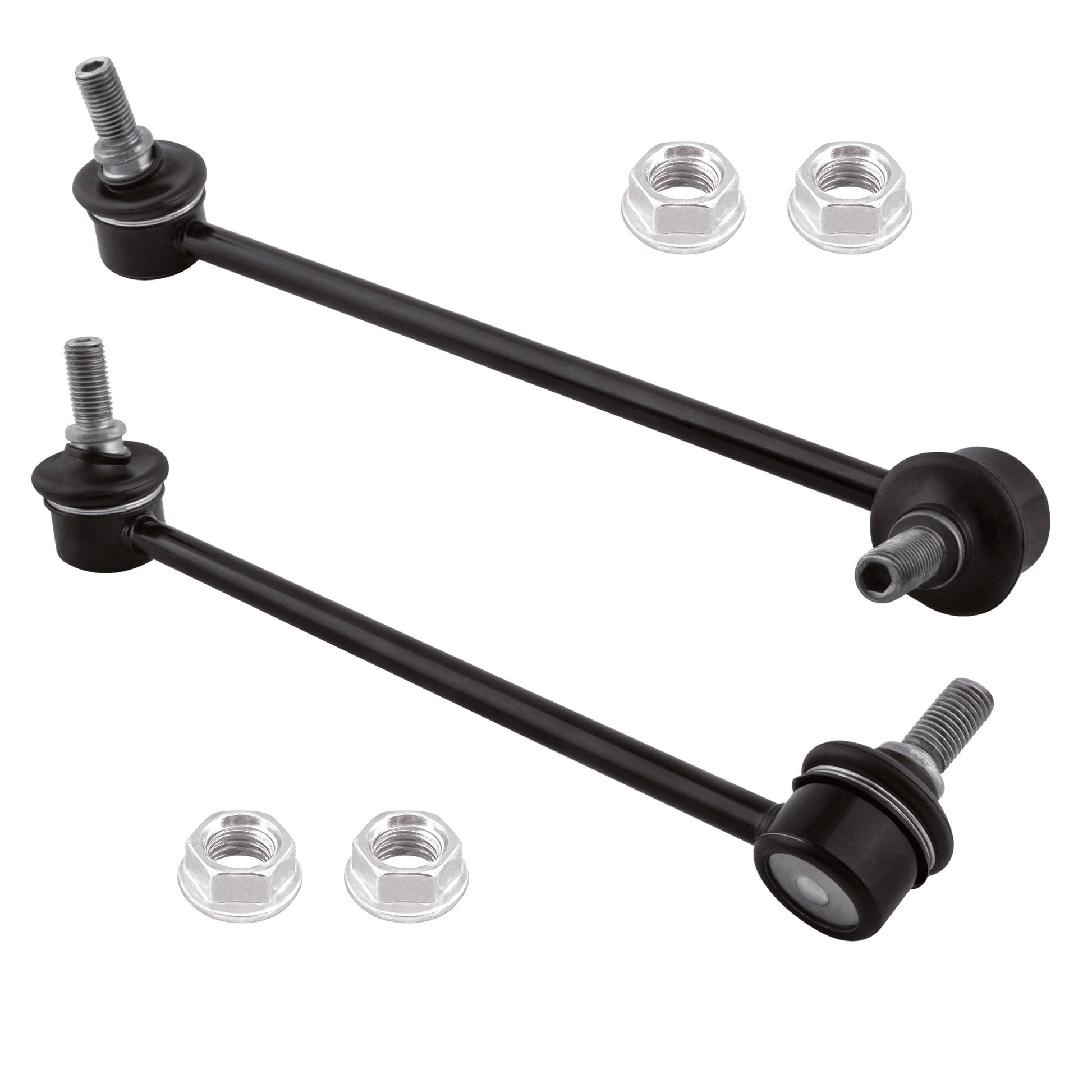 BOXI - Pair Front Sway Bars for Kia Rio 2003 2004 2005 2 Stabilizer Sway Bar End Links Replacement