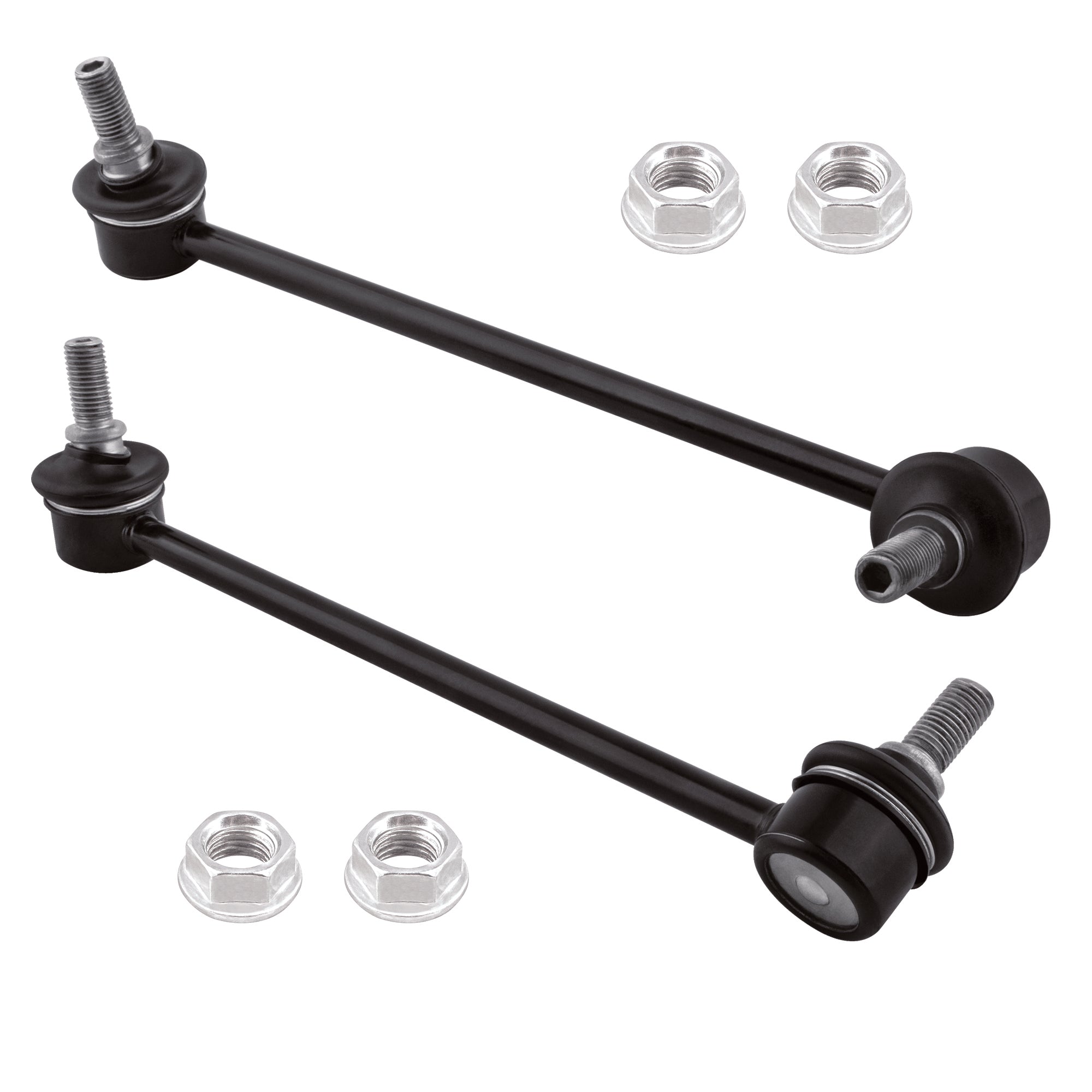 BOXI - Pair Front Sway Bars for Kia Rio 2003 2004 2005 2 Stabilizer Sway Bar End Links Replacement
