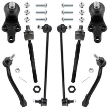 BOXI 8pc Front Suspension Kit Ball Joints Sway Bars Tie Rods Fit for Hyundai Entourage 2007-2009