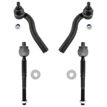 BOXI (Set of 4) Front Inner & Outer Tie Rods Ends Fit for Lexus GS300 1998 1999 2000 2001 2002 2003
