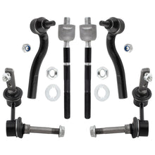 BOXI (Set of 6) Front Inner & Outer Tie Rod Ends + Sway Bars Links Kit Fit for Lexus SC430 2002