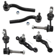BOXI (Set of 6) Front Lower Ball Joints Outer Tie Rod Sway Bar Links Fit for Lexus GS300 1998-2005