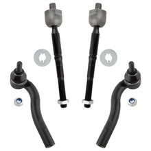 BOXI (Set of 4) Front Inner Outer Tie Rod Ends Set Fit for Lexus GS300 1998 1999 2000 2001 2002