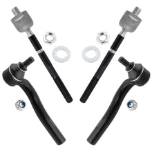 BOXI 4pcs Front Inner and Outer Tie Rod Ends Fit for Lexus SC430 2002 2003 2004 2005 2006 2007 2008
