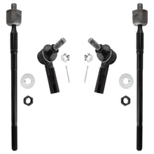 BOXI (Set of 4) Front Inner and Outer Tie Rod Ends fit for Lexus RX300 1999 2000 2001 2002 2003