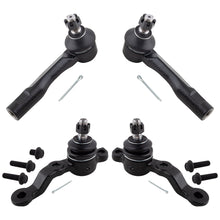 BOXI 4pc Front Lower Ball Joints & Outer Tie Rods Kit Fits for Lexus IS300 2001 2002 2003 2004 2005