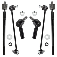 BOXI (Set of 6) EV447 ES3306 K90311 K90312 Front Inner Outer Tierods Sway Bar Links Kit Fits