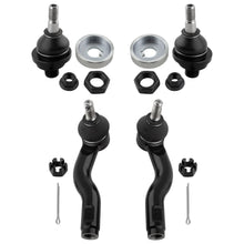 BOXI 4pcs Front Upper Ball Joints Outer Tie Rod Fit for Ford Fusion 2006-2012