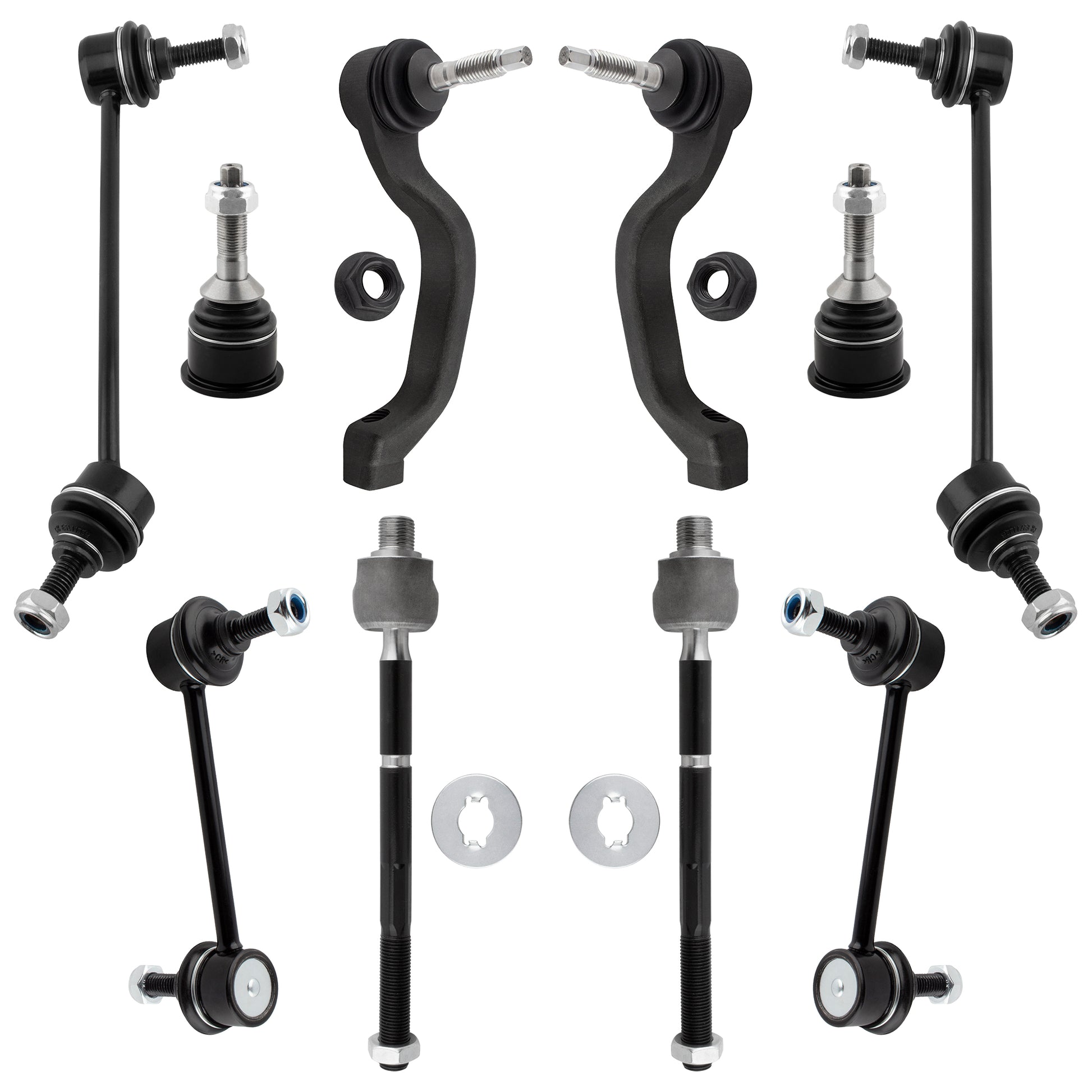 BOXI (Set of 10) Front & Rear Suspension Kit Fit for Ford Thunderbird 2003 2004 2005