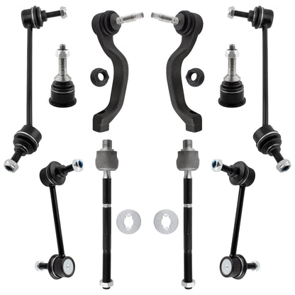 BOXI (Set of 10) Front & Rear Suspension Kit Fit for Ford Thunderbird 2003 2004 2005